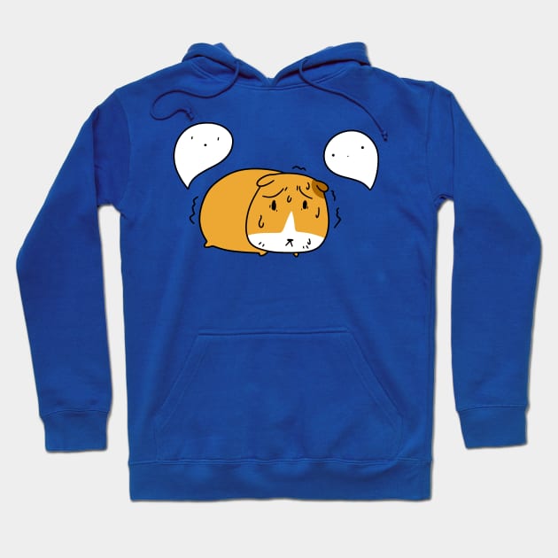 Ghosts and Scared Guinea Pig Hoodie by saradaboru